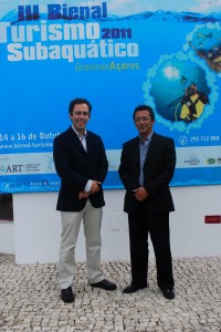 José Toste, ART's Director and Pedro Costa, from Agraprome